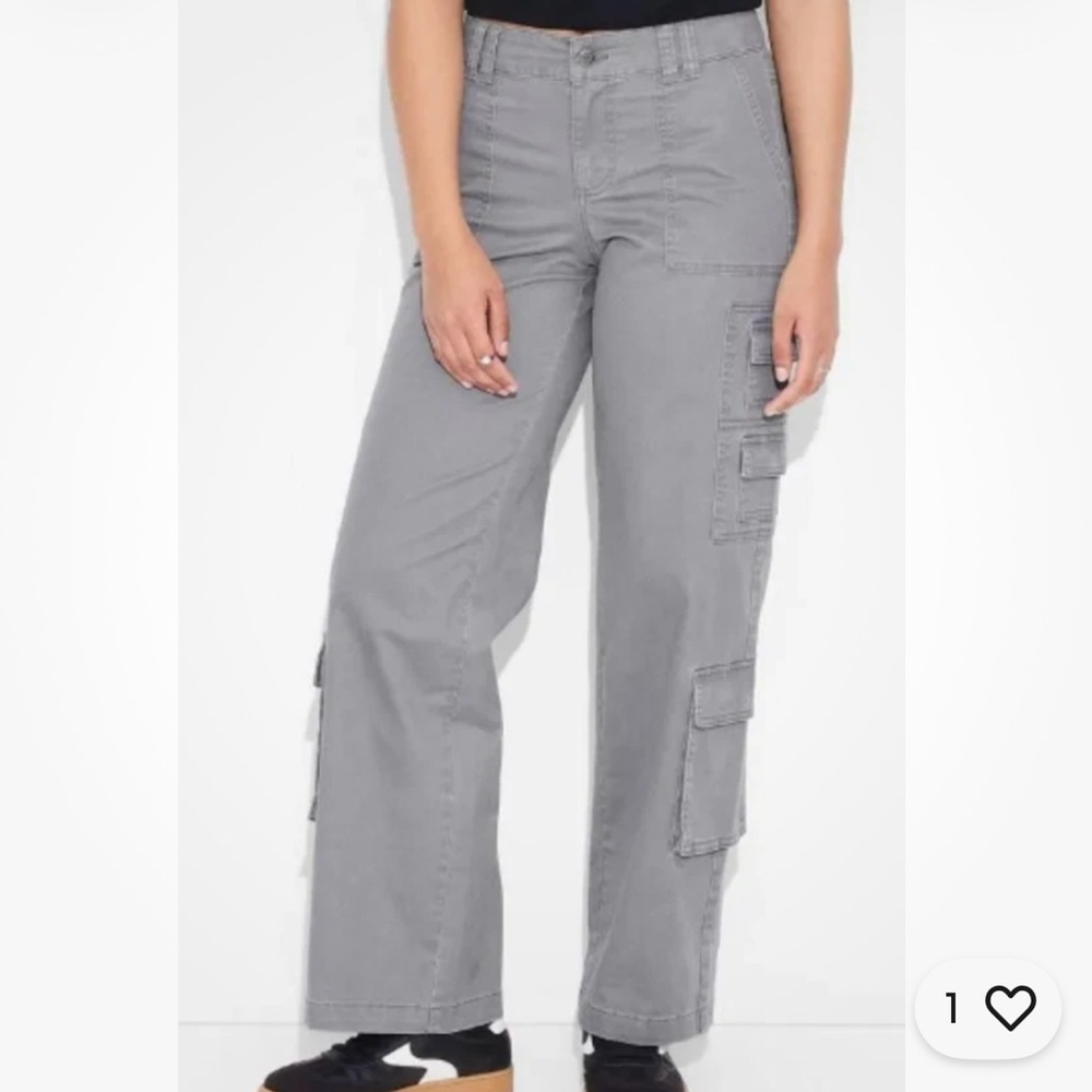 Wild Fable Women's Gray Cargo Pants